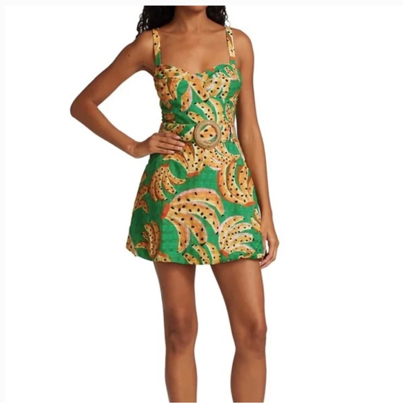 🍌 Farm Rio Raining Banana Mini Dress 🍌 - Picture 4 of 7